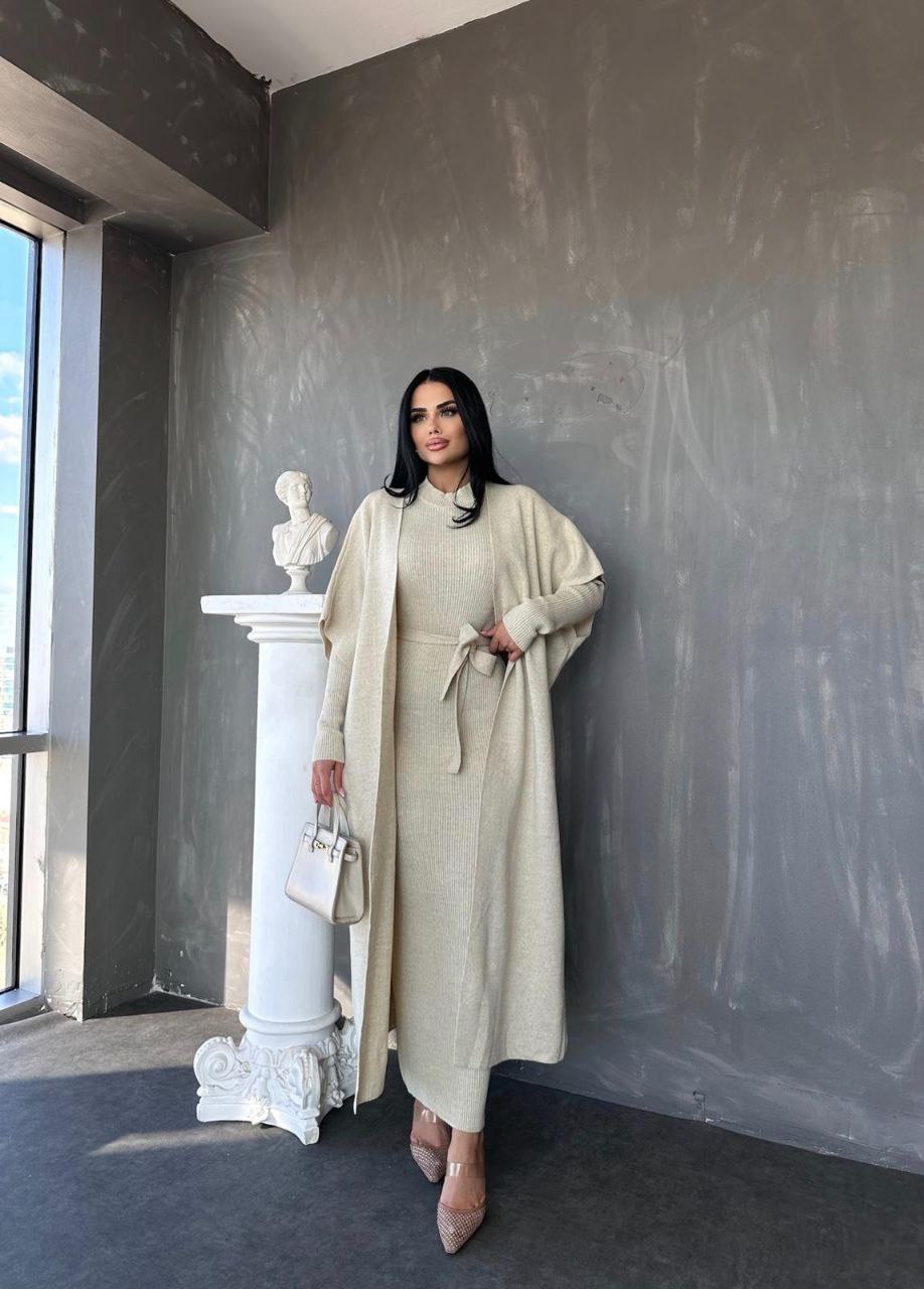 Ensemble Deux Pièces Fluide Femme – Tunique Longue & Pantalon Ample Chic