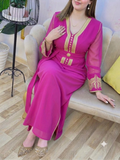 Ensemble Deux Pièces Traditionnel Moderne – Tunique Brodée & Pantalon Fluide